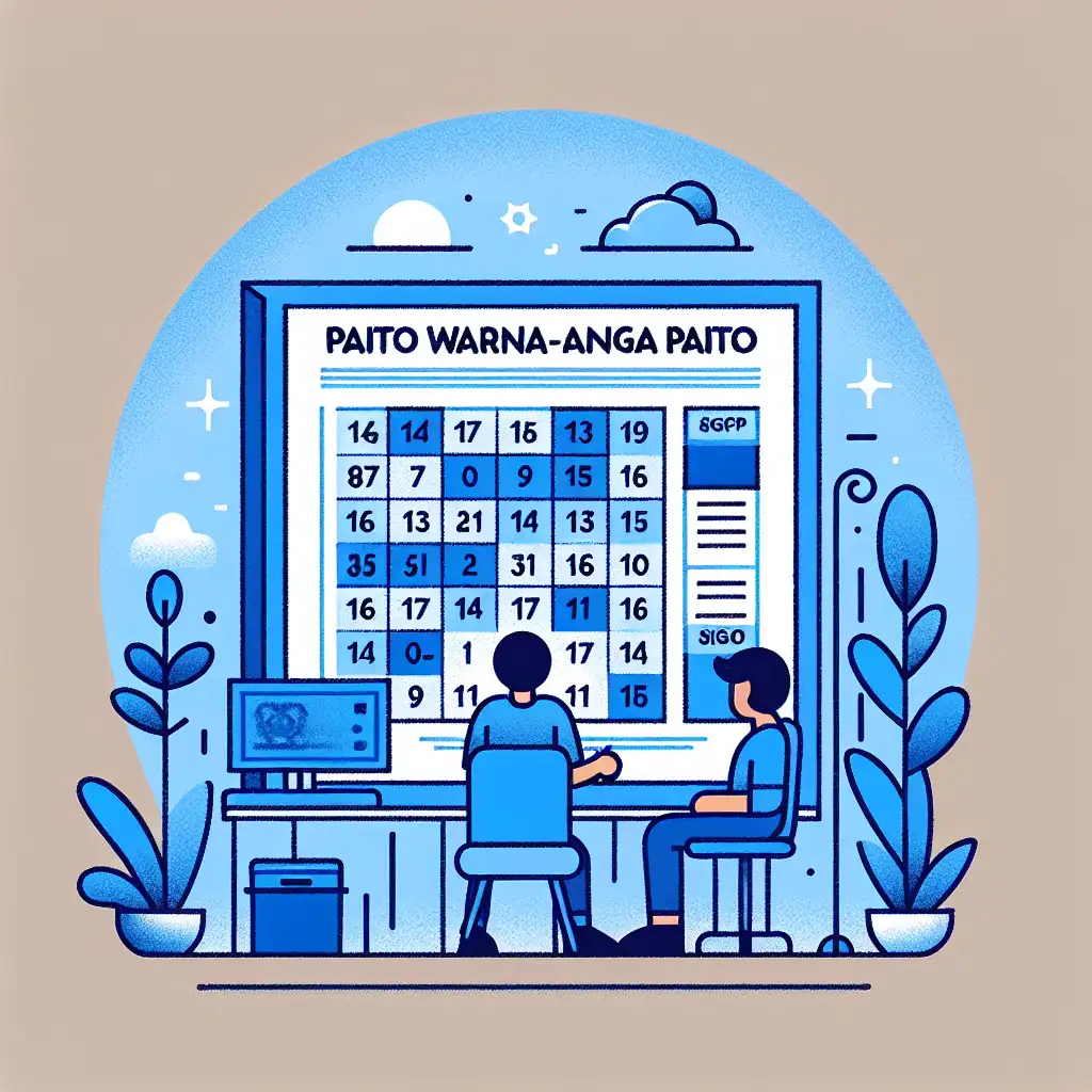 Paito Warna SGP Angka Paito